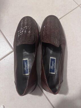 Bragano for Cole Haan, Men's Woven Leather Loafers - Brown